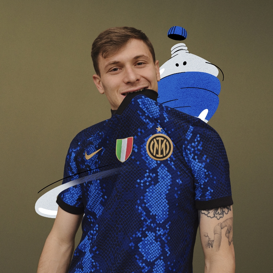 Maglia Inter 2021-2022 Con Il Tricolore E La Pelle Del Biscione! | vlr ...